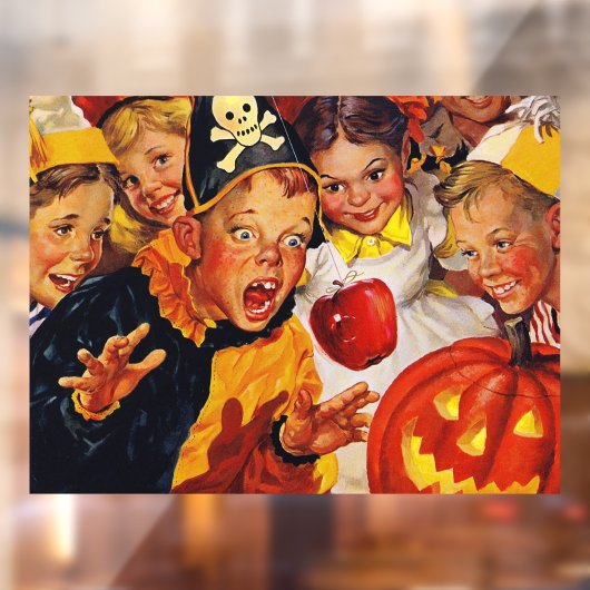 Apple Bobbing Gevaren Raamsticker (Vel 2)