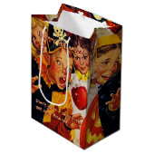 Apple Bobbing Gevaren | zoetekauw | Halloween Medium Cadeauzakje (Voorkant Gekanteld)