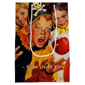 Apple Bobbing Gevaren | zoetekauw | Halloween Medium Cadeauzakje (Achterkant)