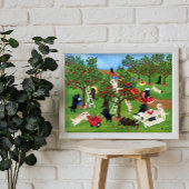 Apple Boerderij Labradors Artwork Poster