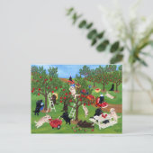 Apple Boerderij Labradors Briefkaart (Staand voorkant)