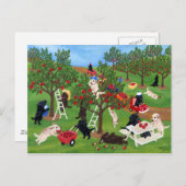 Apple Boerderij Labradors Briefkaart (Voorkant / Achterkant)