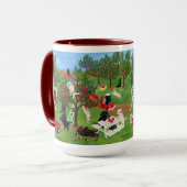 Apple Boerderij Labradors Mok (Voorkant links)