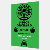 Apple Boerderij U- Pick Promotie Acryl Bord (Hoek)