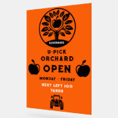 Apple Boerderij U- Pick Promotie Acryl Bord (Hoek)