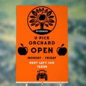 Apple Boerderij U- Pick Promotie Acryl Bord (Neutraal)