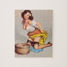 Apple-boksen met een klein meisje