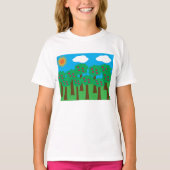 Apple Bomen Meisjes T-shirt (Voorkant)
