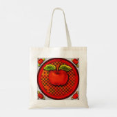Apple boodschappentas tote bag (Achterkant)