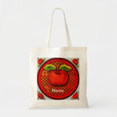 Apple boodschappentas tote bag (Voorkant)