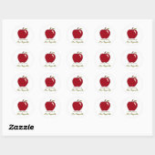 Apple Bookplates Ronde Sticker (Vel)