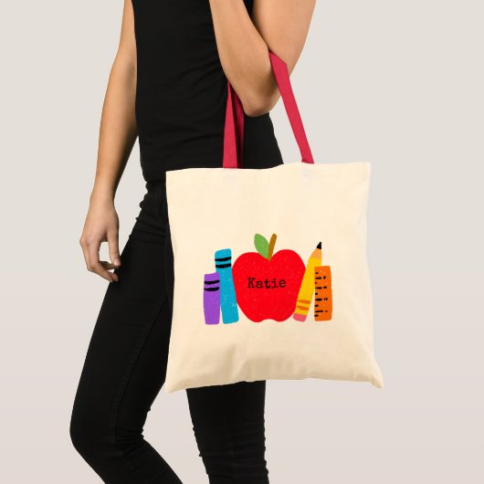 Apple Books School Kinder Fun Tote Bag (Voorkant (product))