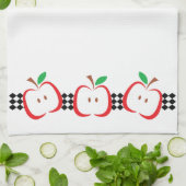 Apple Border Theedoek (Gevouwen)