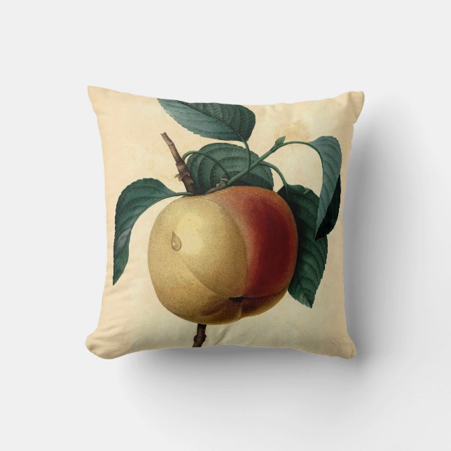 Apple Botanische illustratie Kussen (Voorkant)