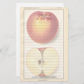  Apple-briefpapier Briefpapier (Voorkant / Achterkant)