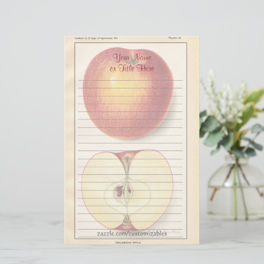Apple-briefpapier Briefpapier (Staand voorkant)