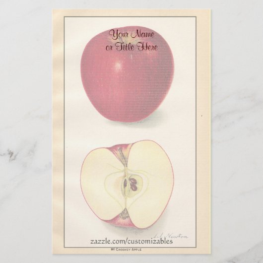  Apple-briefpapier Briefpapier (Voorkant)