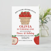 Apple Bushel van 1 februari Uitnodiging (Staand voorkant)