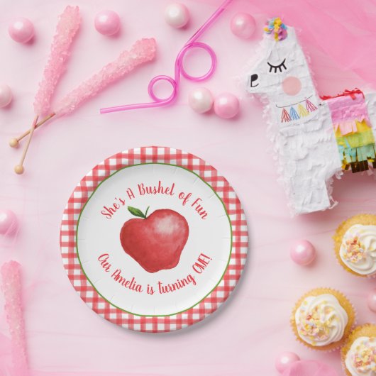 Apple Bushel van Fun Party Bord -  (Feest)