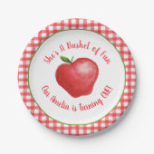 Apple Bushel van Fun Party Bord -  (Voorkant)