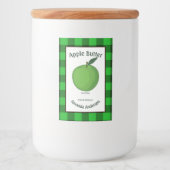 Apple Butter Candebeert Pset GV Food Label Voedselcontainer Etiket (Voorkant)