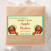 Apple Butter Canning Jar Food Label (Insitu)