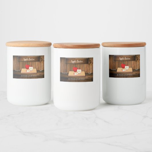 Apple Butter Canning Label 3x2 Voedselcontainer Etiket (Flessen)