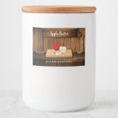 Apple Butter Canning Label 3x2 Voedselcontainer Etiket (Voorkant)