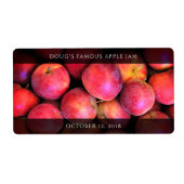 Apple Butter / Cider / Sauce / Jam Jar Etiket (Voorkant)