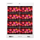 Apple Butter / Cider / Sauce / Jam Jar Etiket (Full Sheet)