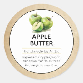 Apple Butter Jam of Jelly Canning Jar Label