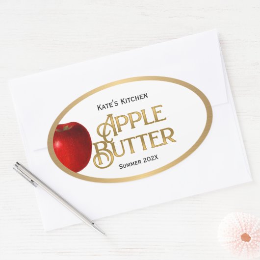 Apple Butter Jelly Label  (Envelop)