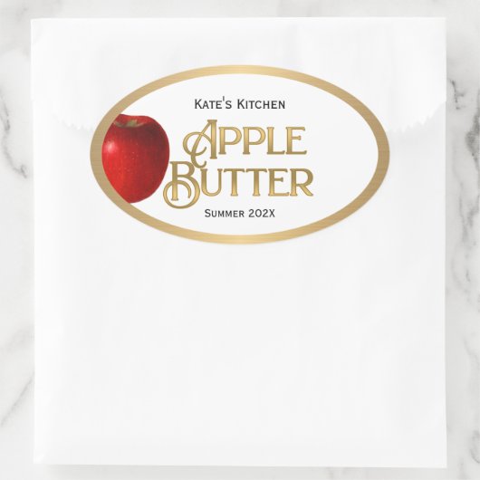 Apple Butter Jelly Label (Tas)