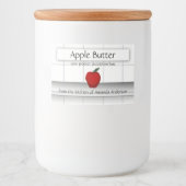Apple Butter Kitchen Tegels 3x2 Productlabel Voedselcontainer Etiket (Voorkant)