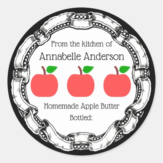 Apple Butter Label Personaliseren (Voorkant)