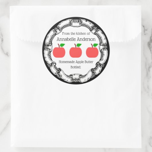Apple Butter Label Personaliseren (Tas)
