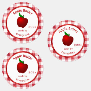 Apple Butter Personalized Canning Labels
