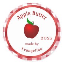  Apple Butter Personalized Canning
