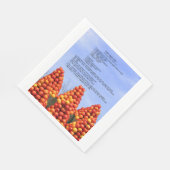 Apple Cake Recept Papieren servet (Hoek)