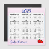 Apple Calendar 2025 Magnetische Kaart (Voorkant / Achterkant)
