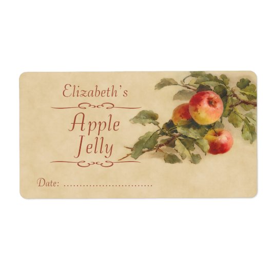 Apple Canning-label Etiket (Voorkant)