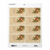 Apple Canning-label Etiket (Full Sheet)