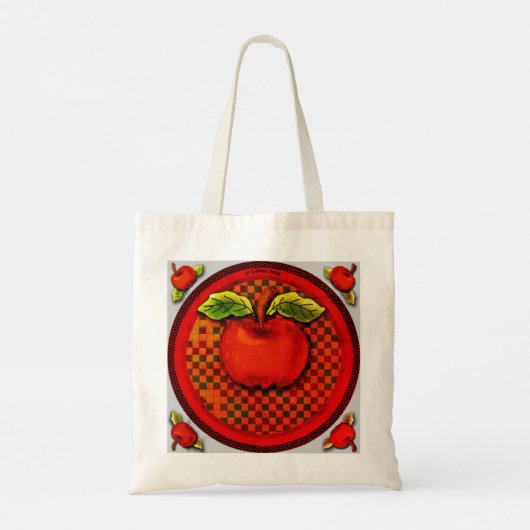Apple Canvas tas (Achterkant)