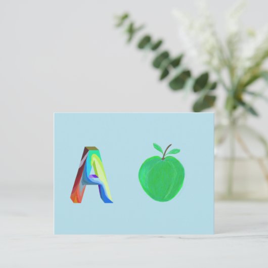 Apple Card Briefkaart (Staand voorkant)
