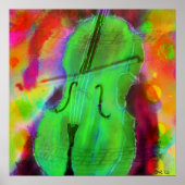Apple Cello Poster (Voorkant)