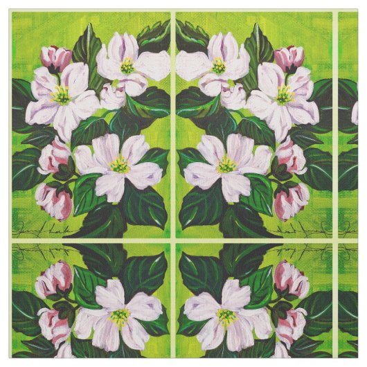 Apple Check Delight Stof (Swatch)