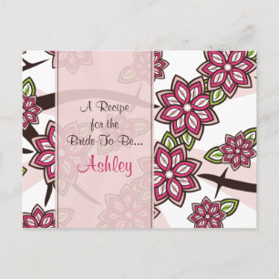 Apple Cherry Blossom Recept Kaart voor de bruid