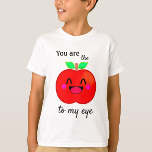 Apple Cherry Cute Love Happy Sweet Fun Kinder T-shirt