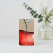 Apple Cherry Visitekaartje (Staand voorkant)