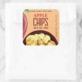 Apple Chips Aangepaste Label Sticker (Tas)